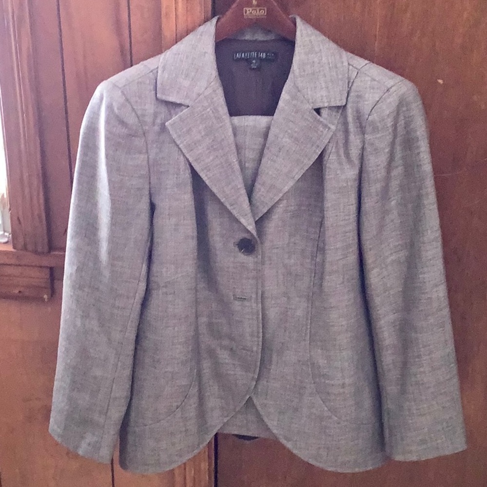 Lafayette 148 New York brown pant suit separates